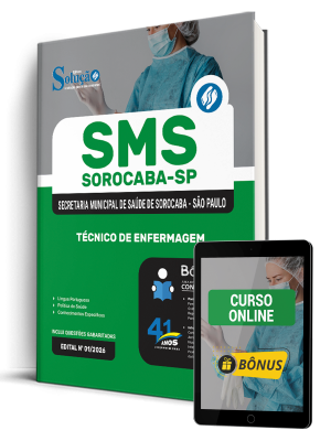 Apostila Prefeitura de Sorocaba - SP 2026 - Técnico de Enfermagem - Imagem 1