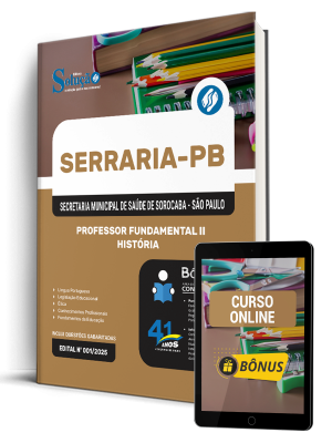 Apostila Prefeitura de Serraria-PB 2026 - Professor Fundamental II - História - Imagem 1