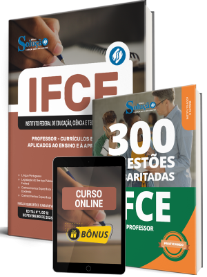 Combo IFCE 2026 - Professor - Currículos e Estudos Aplicados ao Ensino e à Aprendizagem - Imagem 1