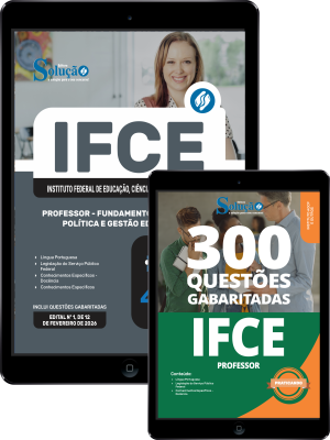 Combo IFCE 2026 - Professor - Fundamentos da Educação, Política e Gestão Educacional - Imagem 1