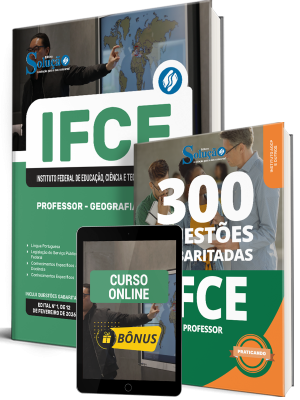 Combo IFCE 2026 - Professor - Geografia Humana - Imagem 1