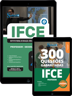 Combo IFCE 2026 - Professor - Geografia Humana - Imagem 1