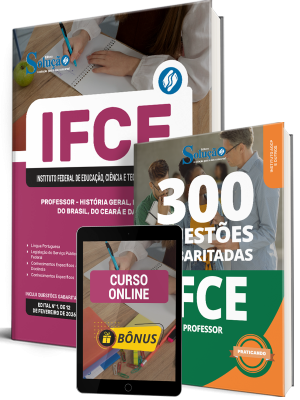 Combo IFCE 2026 - Professor - História Geral, da América, do Brasil, do Ceará e da Arte - Imagem 1