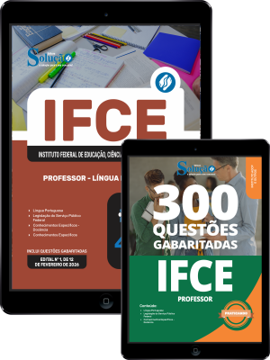 Combo IFCE 2026 - Professor - Língua Portuguesa - Imagem 1