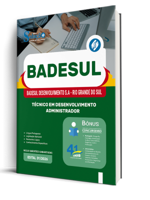 Apostila BADESUL 2026 - Técnico em Desenvolvimento - Administrador - Imagem 2
