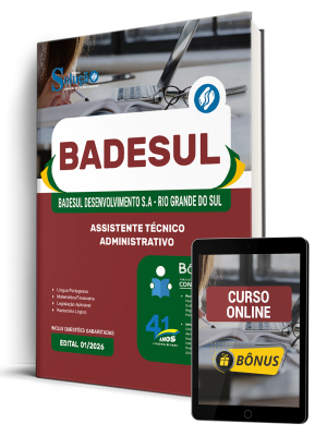Apostila BADESUL 2026 - Assistente Técnico Administrativo - Imagem 1