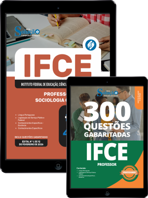 Combo IFCE 2026 - Professor - Sociologia Geral - Imagem 1