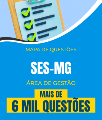 Mapa de Questões Online - SES-MG - Área de Gestão - 6 Mil Questões - Imagem 1