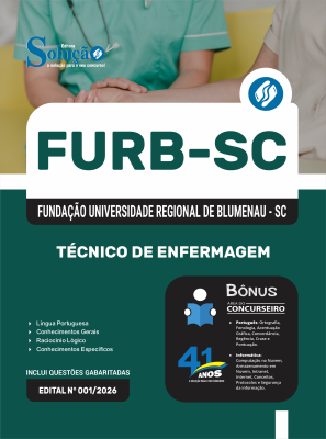 Apostila FURB-SC 2026 - Técnico de Enfermagem - Imagem 3