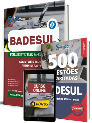 Combo BADESUL 2026 - Assistente Técnico Administrativo - Imagem 1
