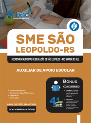 Apostila Prefeitura de São Leopoldo - RS em PDF 2026 - Auxiliar de Apoio Escolar