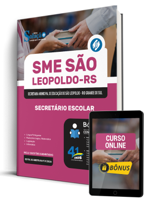 Apostila Prefeitura de São Leopoldo - RS 2026 - Secretário Escolar - Imagem 1