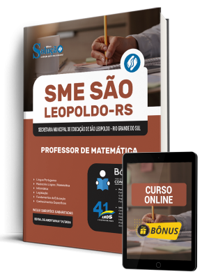 Apostila Prefeitura de São Leopoldo - RS 2026 - Professor de Matemática - Imagem 1