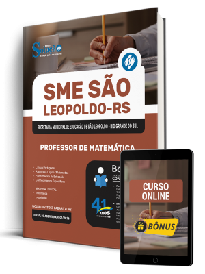 Apostila Prefeitura de São Leopoldo - RS 2026 - Professor de Matemática - Imagem 1