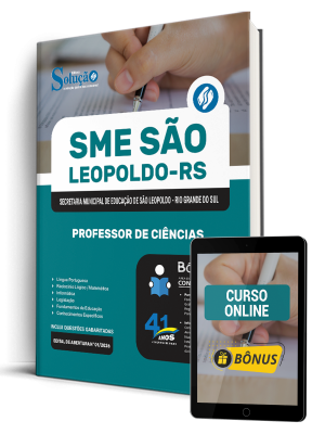 Apostila Prefeitura de São Leopoldo - RS 2026 - Professor de Ciências - Imagem 1