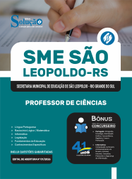 Apostila Prefeitura de São Leopoldo - RS em PDF 2026 - Professor de Ciências
