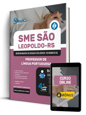 Apostila Prefeitura de São Leopoldo - RS 2026 - Professor de Língua Portuguesa - Imagem 1