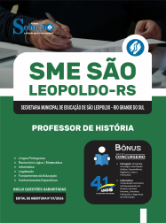 Apostila Prefeitura de São Leopoldo - RS em PDF 2026 - Professor de História