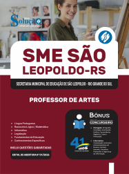 Apostila Prefeitura de São Leopoldo - RS em PDF 2026 - Professor de Artes