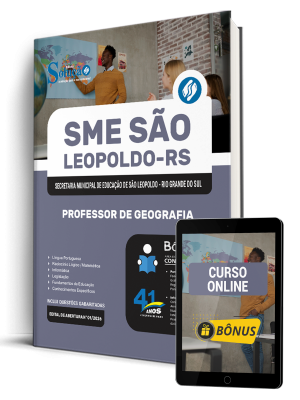 Apostila Prefeitura de São Leopoldo - RS 2026 - Professor de Geografia - Imagem 1