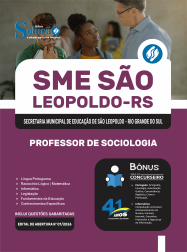 Apostila Prefeitura de São Leopoldo - RS em PDF 2026 - Professor de Sociologia
