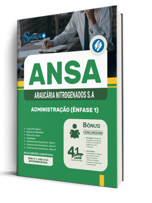 Apostila ANSA 2026 - Ênfase 1:  Administração - Imagem 2