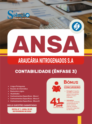 Apostila ANSA 2026 - Ênfase 3: Contabilidade - Imagem 3