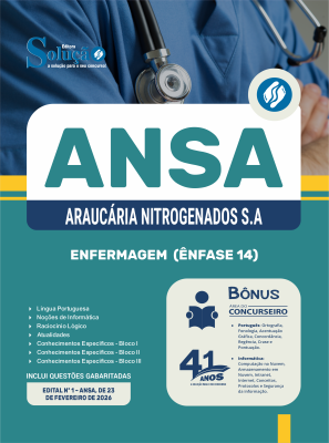 Apostila ANSA 2026 - Ênfase 14: Enfermagem - Imagem 3