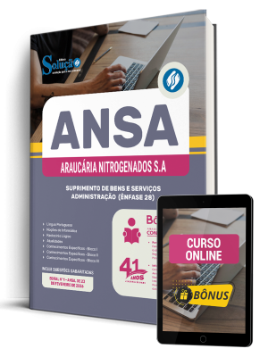 Apostila ANSA 2026 - Ênfase 28: Suprimento de Bens e Serviços - Administração - Imagem 1