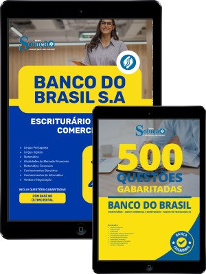 Combo Banco do Brasil 2026 - Escriturário - Agente Comercial - Imagem 1