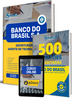 Combo Banco do Brasil 2026 - Escriturário - Agente de Tecnologia (TI) - Imagem 1