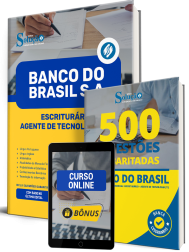 Combo Banco do Brasil 2026 - Escriturário - Agente de Tecnologia (TI)