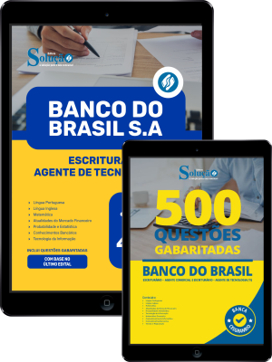 Combo Banco do Brasil 2026 - Escriturário - Agente de Tecnologia (TI) - Imagem 1