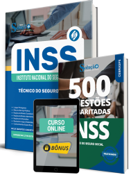 Capa Combo INSS 2026 - Técnico do Seguro Social