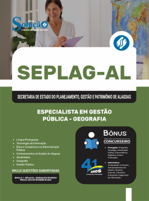 Apostila SEPLAG-AL 2026 - Especialista em Gestão Pública - Especialidade: Geografia - Imagem 3