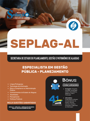 Apostila SEPLAG-AL 2026 - Especialista em Gestão Pública - Especialidade: Planejamento - Imagem 3