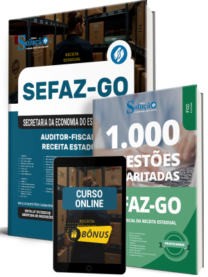 Combo SEFAZ-GO - Auditor-Fiscal da Receita Estadual - Imagem 1