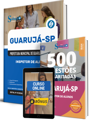 Combo Prefeitura de Guarujá - SP 2026 - Inspetor de Alunos - Imagem 1