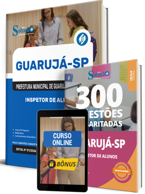 Combo Prefeitura de Guarujá - SP 2026 - Inspetor de Alunos - Imagem 1