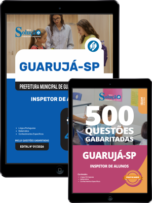Combo Prefeitura de Guarujá - SP 2026 - Inspetor de Alunos - Imagem 1
