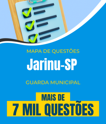 Mapa de Questões Online - Pref. Jarinu-SP - Guarda Municipal - 7 Mil Questões - Imagem 1