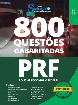 Caderno de Questões PRF - Policial Rodoviário Federal - 800 Questões Gabaritadas - Imagem 2