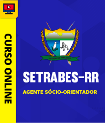 Capa Curso SETRABES - RR - Agente Sócio-Orientador