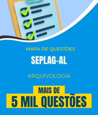 Mapa de Questões Online - Seplag-AL - Especialista em Gestão Pública - Arquivologia - 5 Mil Questões - Imagem 1