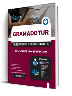 Apostila GRAMADOTUR 2026 - Assistente Administrativo - Imagem 2