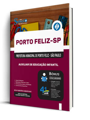 Apostila Prefeitura de Porto Feliz - SP 2026 - Auxiliar de Educação Infantil - Imagem 2