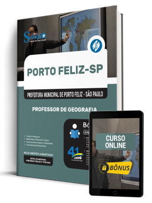 Apostila Prefeitura de Porto Feliz - SP 2026 - Professor de Geografia - Imagem 1
