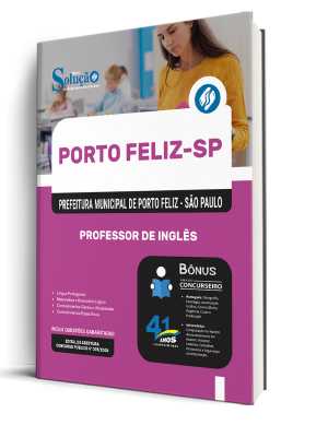 Apostila Prefeitura de Porto Feliz - SP 2026 - Professor de Inglês - Imagem 2