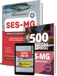 Combo SES-MG 2026 - Especialista em Políticas e Gestão da Saúde (EPGS) - Área da Saúde