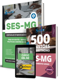 Combo SES-MG 2026 - Especialista em Políticas e Gestão da Saúde (EPGS) - Área de Gestão